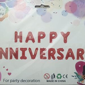 HAPPY ANNIVERSARY Foil Balloon